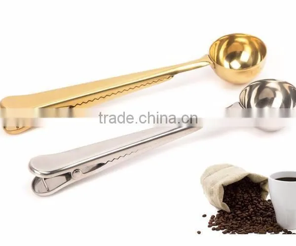304 Stainless Steel Food Grade Measured Coffee Spoon With Clip photo-5