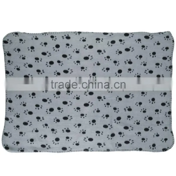 Warm Pet Puppy Dog Cat Small Medium Large Paw Print Pet Cat Dog Fleece Soft Blanket Bed Mat Cover photo-5