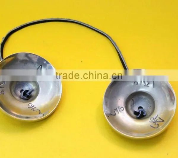 Best-selling Handmade in Nepal Meditation Tibetan 8 Auspicious Symbol Tingsha Cymbals photo-4