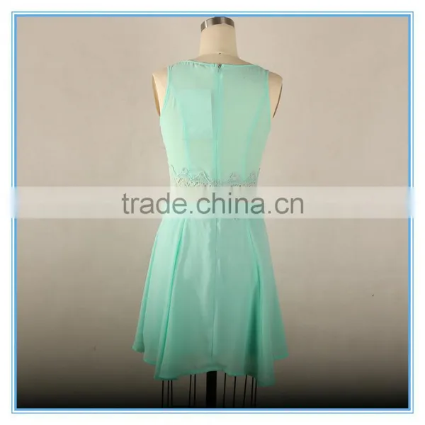 Girl's Elegant Casual Lace Sleeveless Dress photo-2