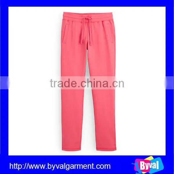 Womens Plain Fleece Pants Trousers Slim Fit Jogging Trouser Sweatpant 2015 photo-3