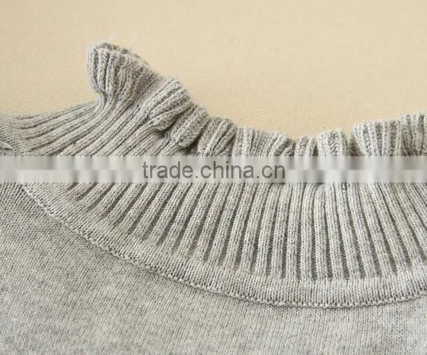 Girls Sweaters 2017 Spring Pink Turtleneck Clothes Woolen Sweater Designs for Children Sweater Designs for Kids Machine Knitted photo-5