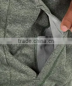Heather Grey Men's Technical Performance Jacket Lightweight 100% Moisture Wicking Polyeser Raglan Full Zip Outdoor Jacket photo-6