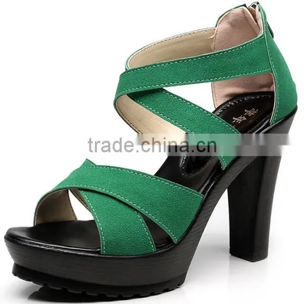 Ladies Fashion Shoes Women Sexy Big Size High Heel Sandals photo-5