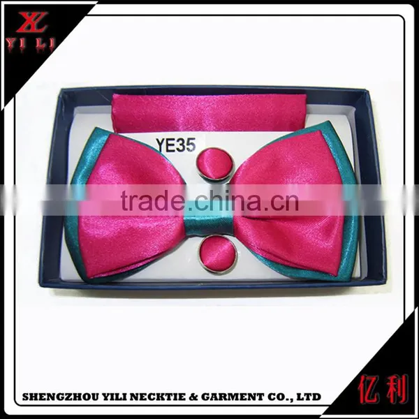 Various Colored Kinds Cheap Silk Bowties Men photo-4