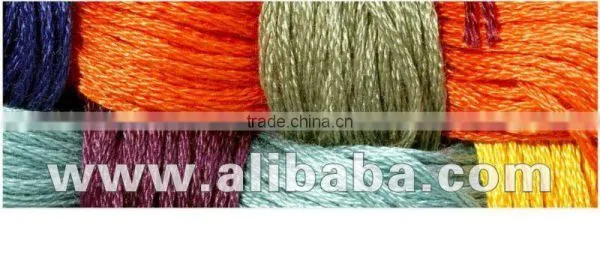 100% Cotton Dyed Mercerized Sewing Threads
