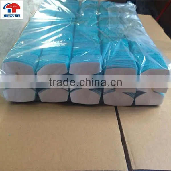 Blue and White Adhesive Backed Hook and Loop Tape / Unnapped Hook and Loop photo-3