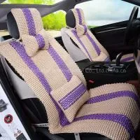 Upscale Car Seat Cushions Knitted Car Flax Cushion Four Season Seat Cushions Car Cushions