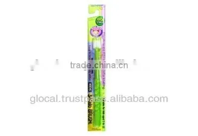 Japan 360 Degree Toothbrush English Version For Kids ( Pink Blue Orange Green ) Wholesale photo-2