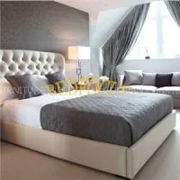 Fashion Italian Design Fabric Bed BED-F-005