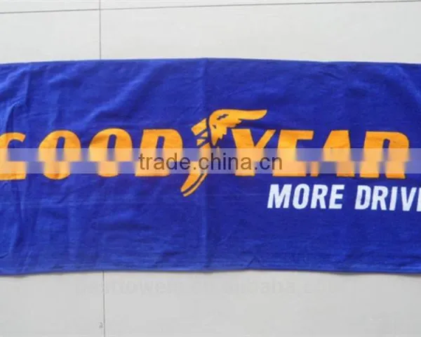 China Supplier Stock Wholesale Custom Beach Towel With Logo