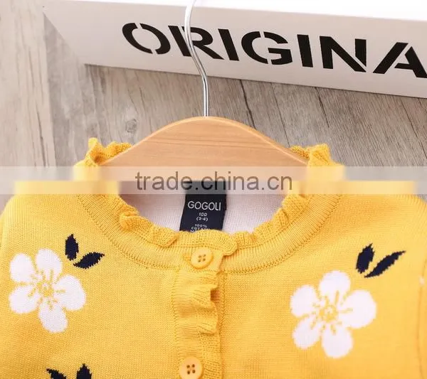 Kids Clothing Child Girls Design Sweater photo-5