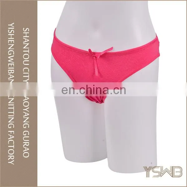 High Quality Soft Pink Girl Panty Breathable Cotton Underwear