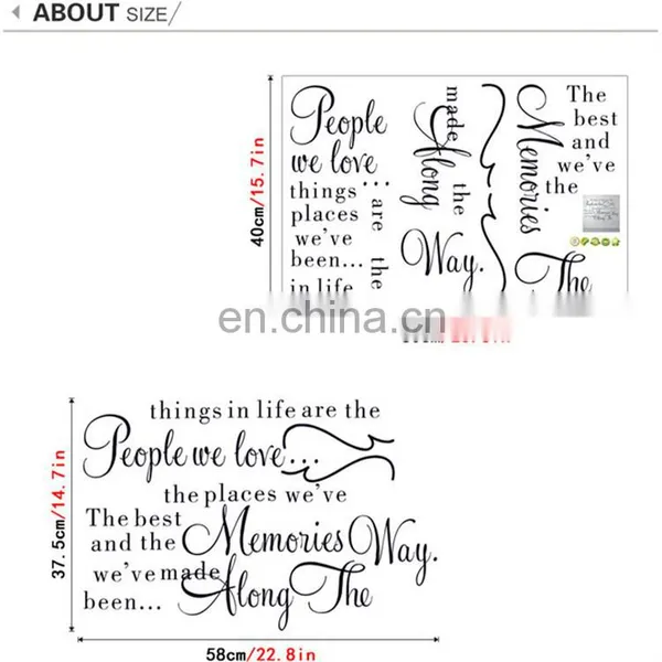 New Arrival 'things in Life' Wall Stickers Living Room or Home Decoration photo-4
