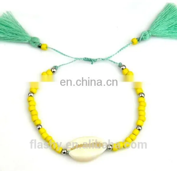 New Fashion Friendship Wrist Band Braided Macrame Cotton Bracelet photo-3