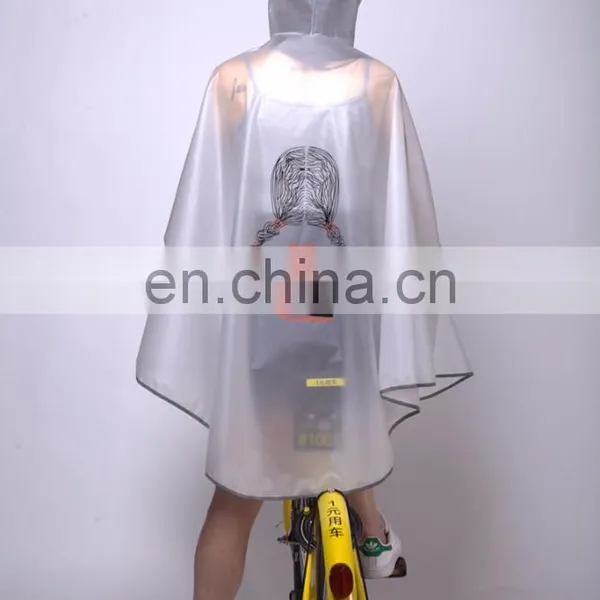 Promotional Fashion Women EVA Rain Poncho photo-4