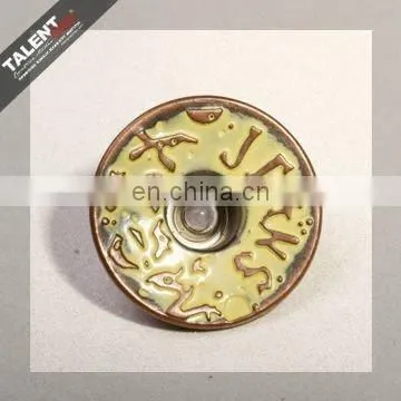 Custom Private Brand Name Logo Clothes Metal Alloy Button For Jeans photo-5