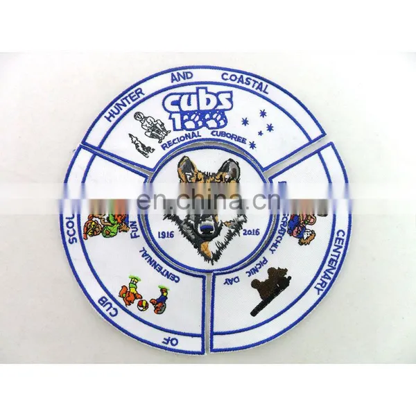 3D Machine Embroidery Clothing Patch/badge/design photo-3
