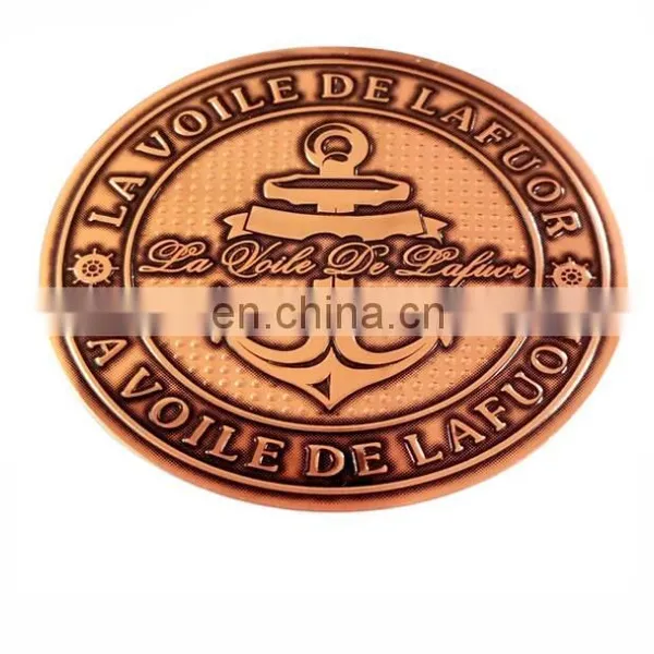 Tin Adhesive Wine Label Red Wine Bottle Metal Sticker Label photo-2