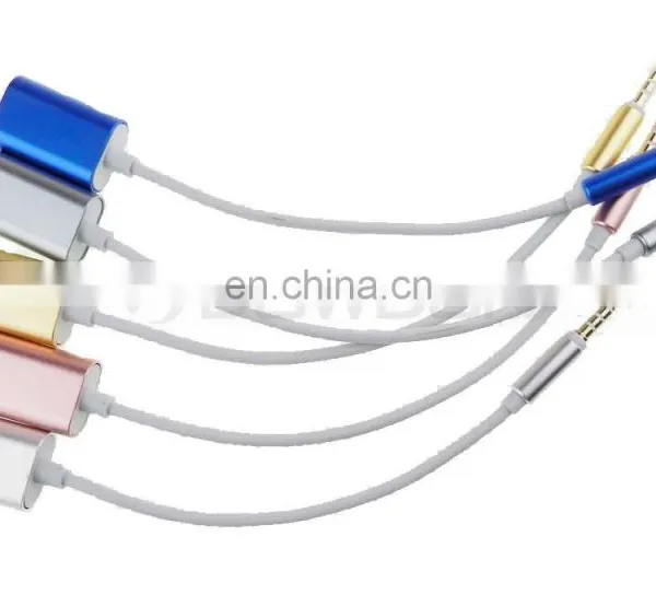 3.5mm AUX Audio Splitter Cable Earphone Headphone Adapter Male to Female photo-2