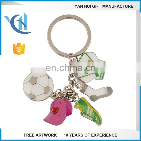 Custom Made Fancy Teardrop Locket Zinc Alloy Metal Keychain photo-2