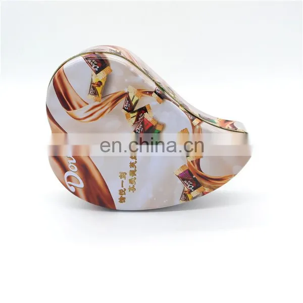 Special Heart Shaped Thin Metal Box Container photo-2
