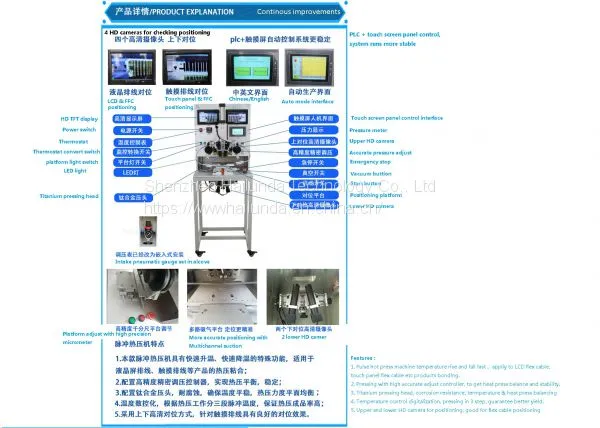 Hailunda GZC-YPJ09 Pulse Hot-press Machine/ Pulse Heat-prss Machine photo-2
