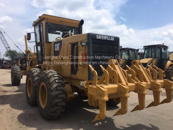 Used Original Japan CAT 140K Motor Grader photo-3