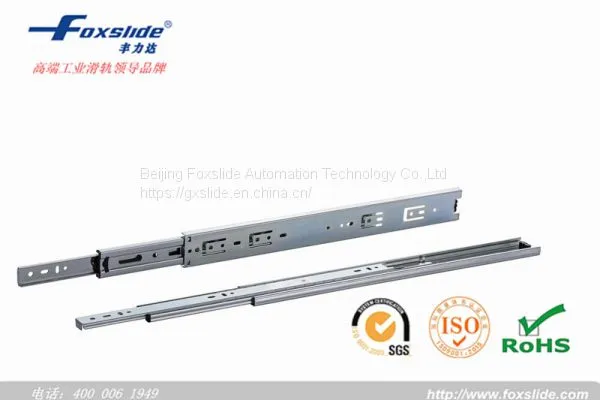 SGS Rohs 38mm Height 450mm Furniture Electronic Equipment Full Extension Ball Bearing Drawer Slide at Wholesale photo-5