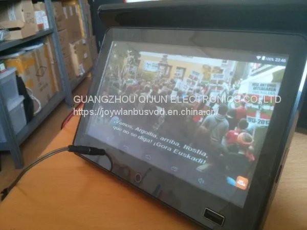 7 Inch Android Bus / Coach TV,VOD, Embedded Installation photo-2