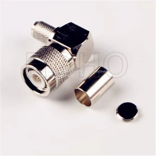 TNC Male Right Angle Crimp Type for LMR400 Cable RF Connector photo-2