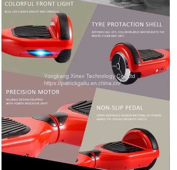 6.5 Inch Self-balancing Scooter Smart Scooter Segway Bluetooth Led Light photo-3