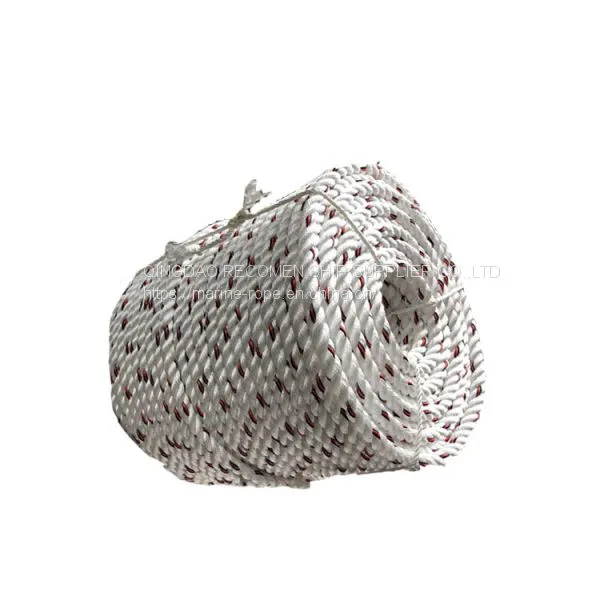 RECOMEN Hot Sale 44mm Nylon Rope Black 3 Strand Rope 4mm 220 Mtrs Twisted Polypropylene Rope - 3-strand - 5/8