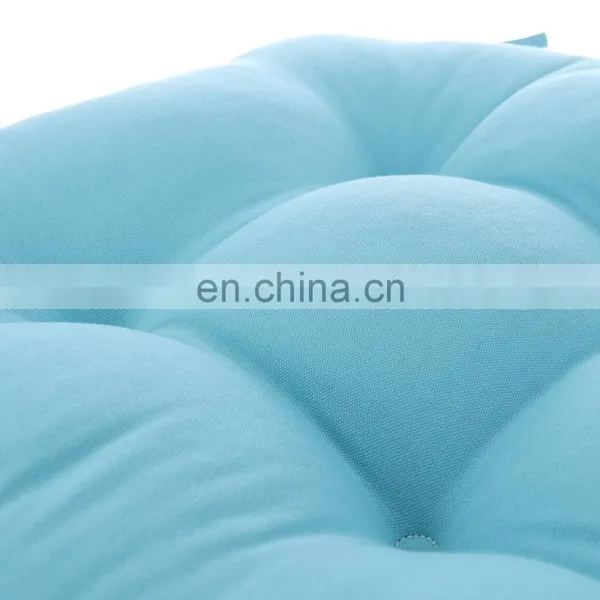 Recycled Qualified Grade and Spring/Autumn Season Decor Indoor Light Blue Tufted Dining Chairs Cushion photo-5