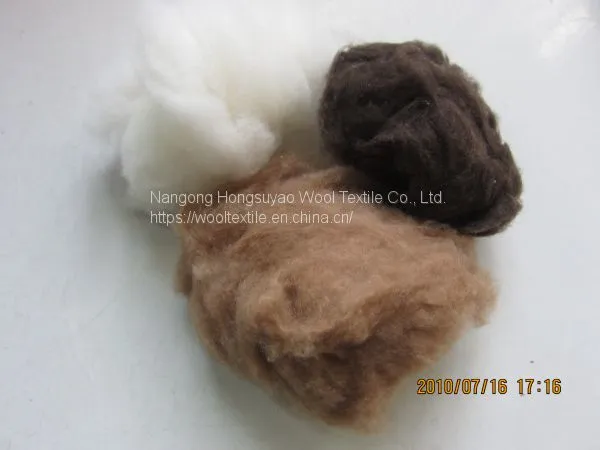 Pure Brown Color Soft Mink Fiber 100% Mink Fiber With Top Quality photo-3