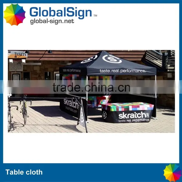 Shanghai GlobalSign Cheap Trade Show Printed Table Cover photo-5