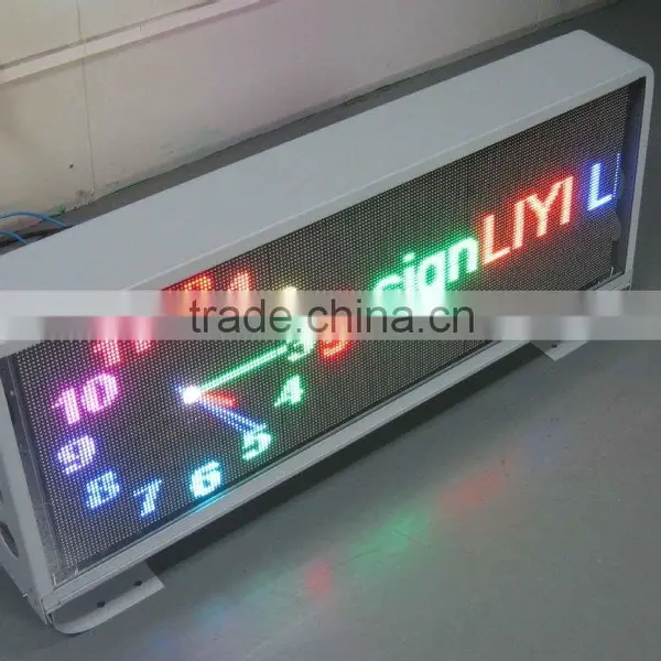 Full Color 3G/Wifi Communication Taxi Top Sign LED Taxi Display photo-3