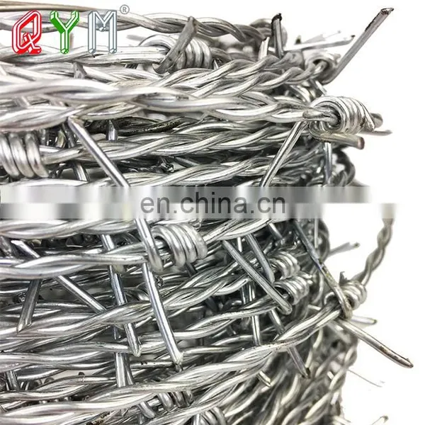Airport Prison Security Fence Galvanized Barbed Wire Fence photo-2