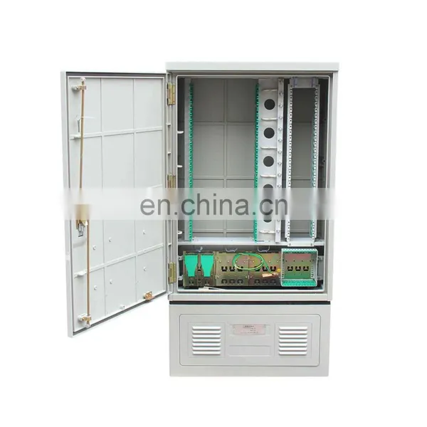 Manufacturer FTTH Outdoor 144 288 576 Core Fiber Optic Cross Connect Cabinet Telecom Cabinet Optical Distribution Cabinet photo-2