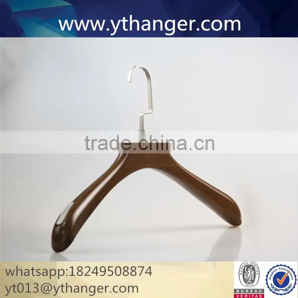 CY-653 Wholesale High-end Personlized Wooden Pant Hanger Wooden Clothes Hanger photo-3