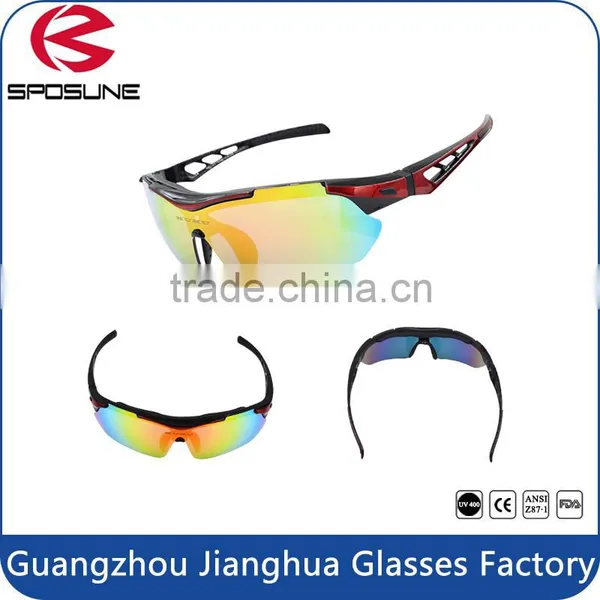 New Model Superior Scratches Resistance Windproof Dustproof Sportive Sunglasses Manufacturer photo-3
