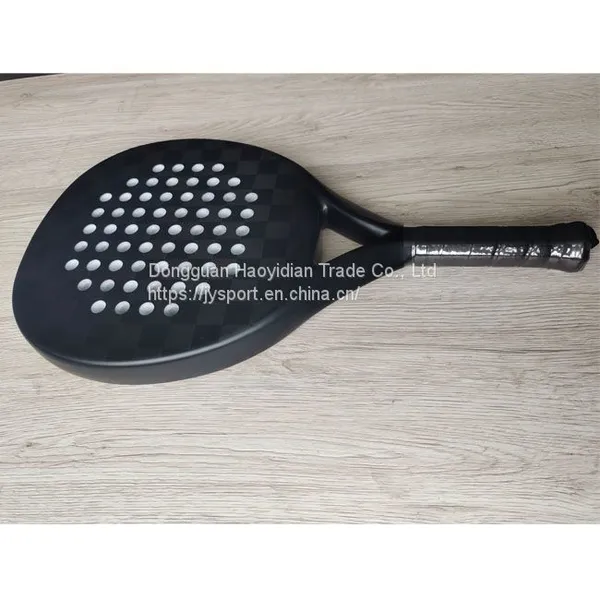Diamond Shape Frame Carbon OEM Factory Padel Racket With Ultra Soft EVA Core 18K Surface photo-3