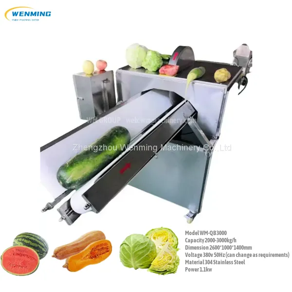 Winter Melon Watermelon Pumpkin Papaya Cantaloupe Apples, Pears Cutter Fruits&Vegetable Half Cutting Machine photo-2
