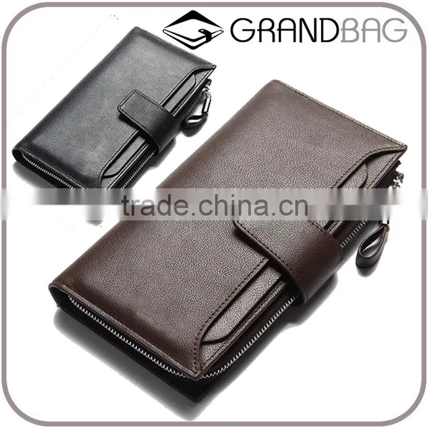 High Capacity Genuine Leather Men's Wallet With Many Card Slots, Wholsale Rfd Leather Wallet for Men Quality Choice