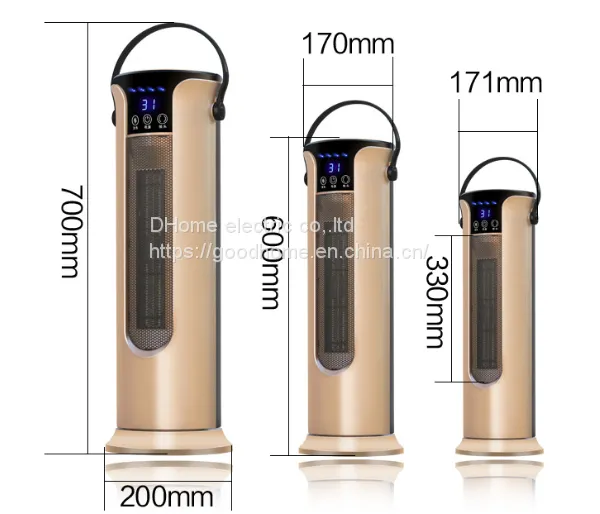 Heater Household Remote Control Electric Heater, Energy-saving Heater, Waterproof and Energy-saving Tower Type Electric Heater, （Wechat:13510231336）