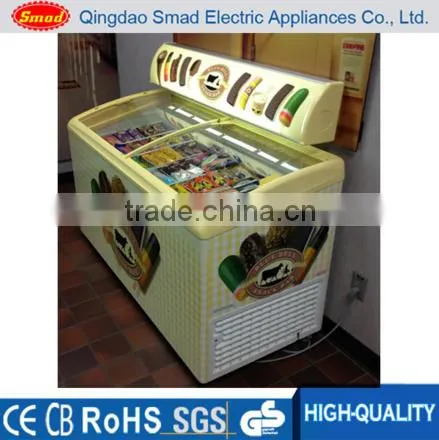 Portable Sliding Glass Door Ice Cream Chest Display Freezer With ETL Certificate photo-5