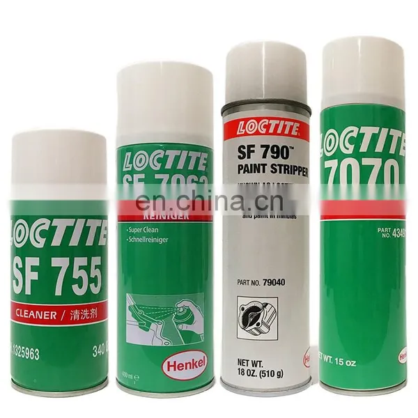 Loctiter 7063 Cleaning Agent 755 79040 7070 Oil Stain Surface Rust Removal 7649 81204 Loosening Agent Metal Cleaner Clean Oil