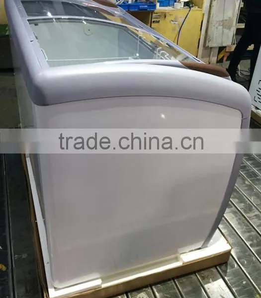 Glass Top Chest Freezer Showcase Sliding Glass Doors photo-4