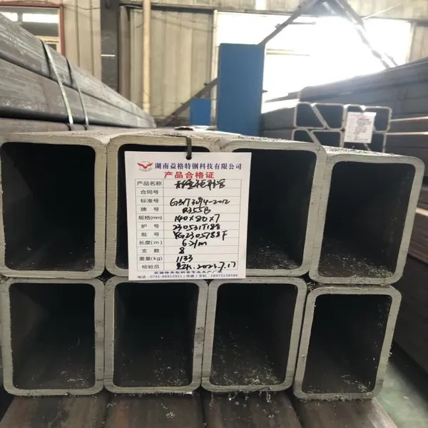 High Quality 100*50*10 Rectangular Steel Pipe Black Square Seamless Cold Drawn Tubes photo-2