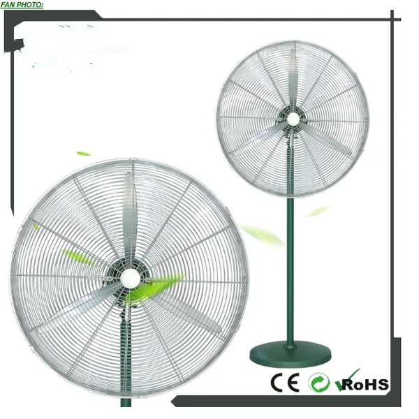 30 Inch Pedestal Industrial Fan, Powerful Air Flow（Wechat:13510231336）